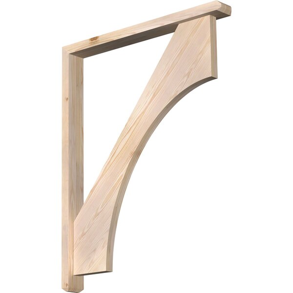 Ekena Millwork Westlake Craftsman Smooth Bracket w/ Offset Brace, Douglas Fir, 3 1/2"W x 32"D x 40"H BKT0402X32X40WTL04SDF - main